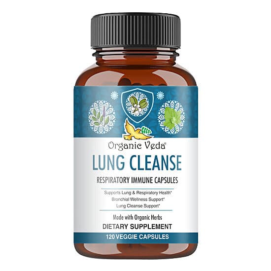 Organic Veda Lung Cleanse Veggie Capsule