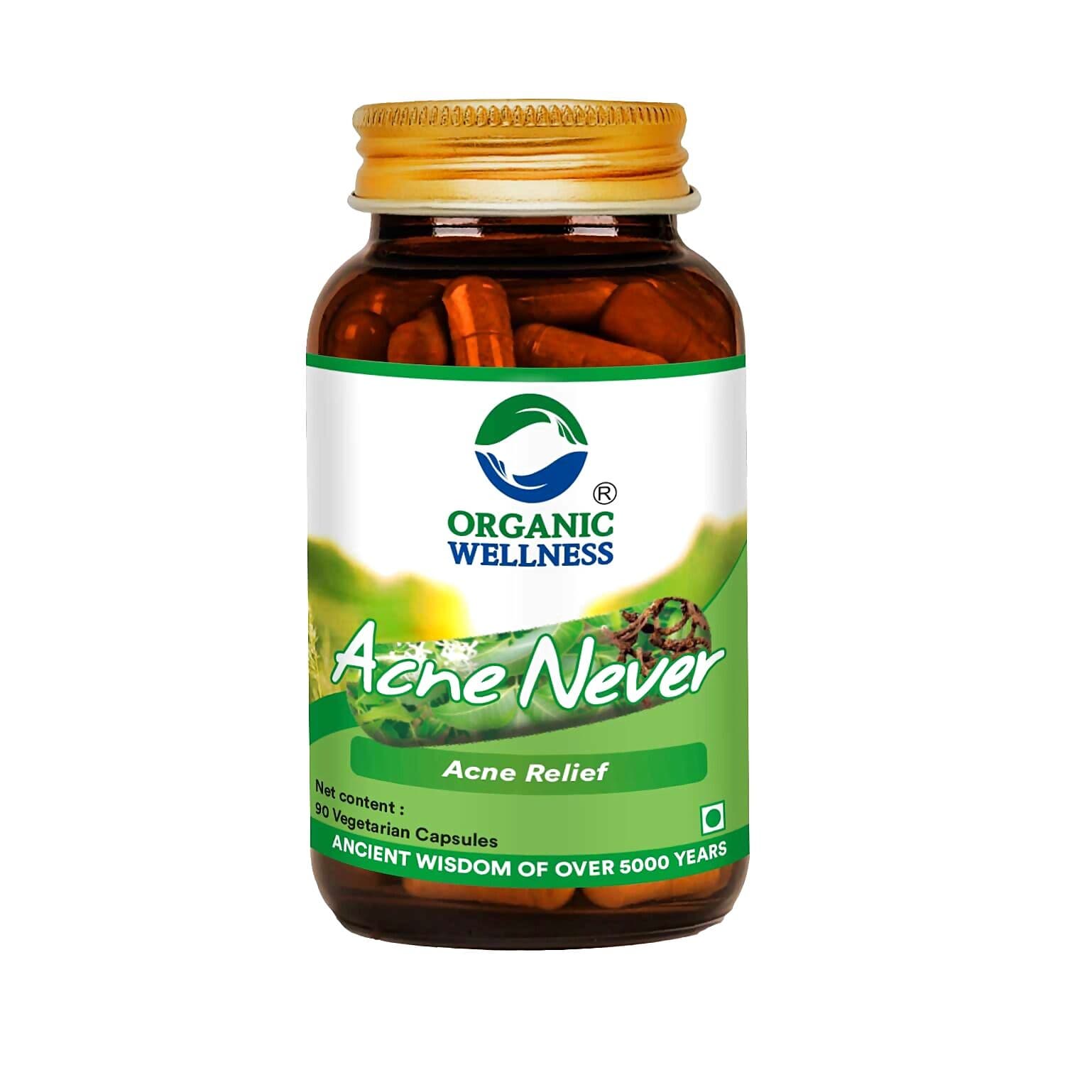 Organic Wellness Acne-Never Capsules