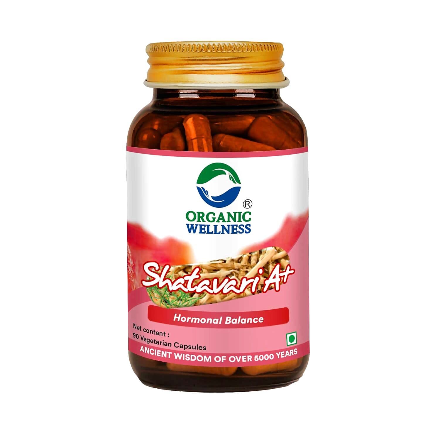 Organic Wellness Shatavari A+ Capsules