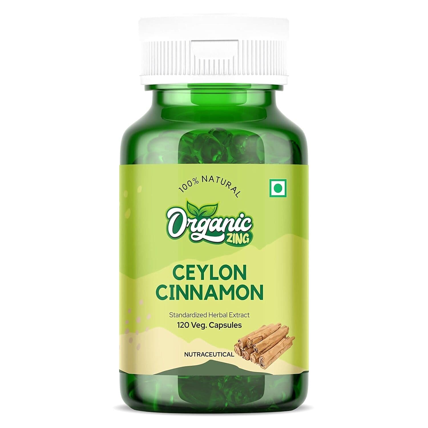 Organic Zing Ceylon Cinnamon Capsules