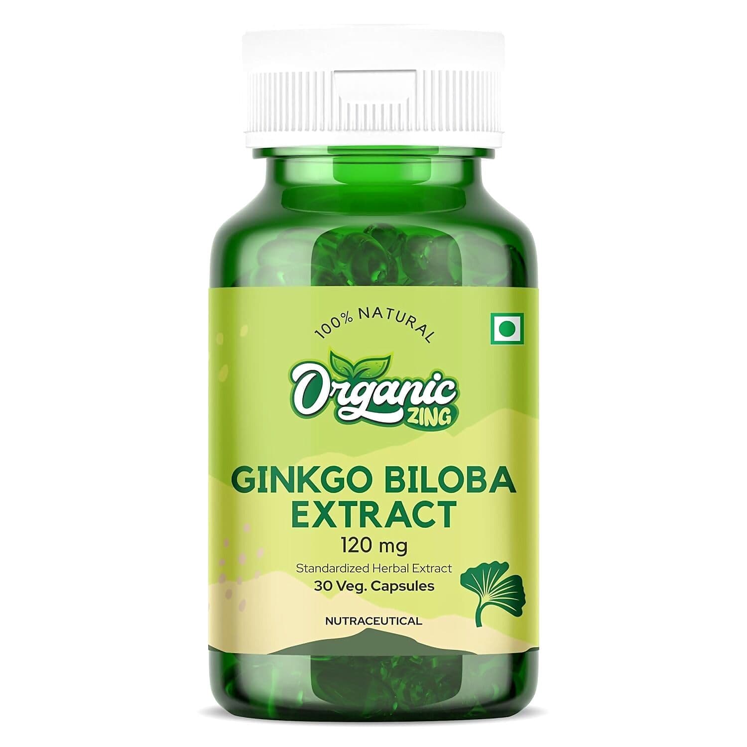 Organic Zing Ginkgo Biloba Capsules