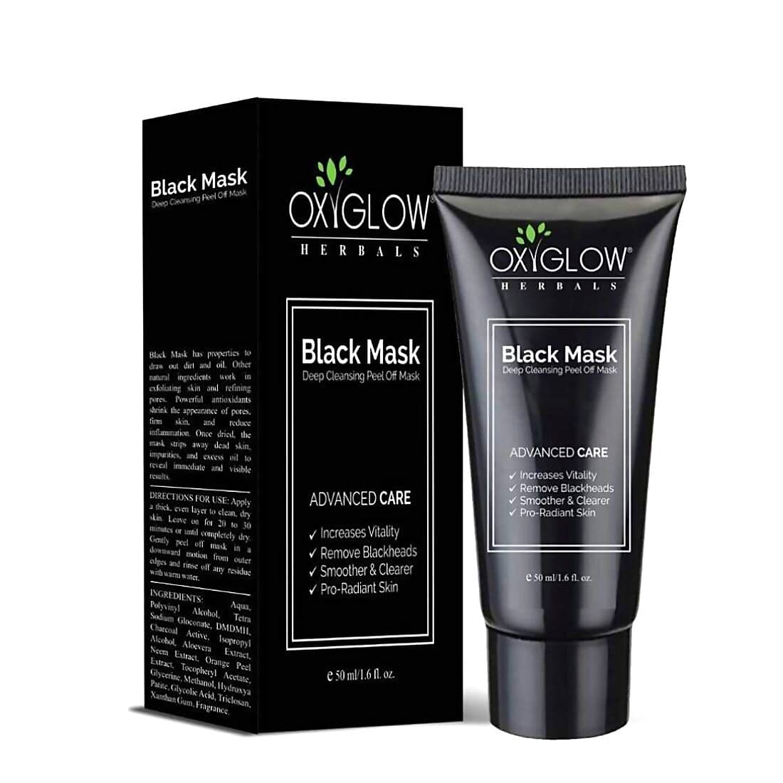 Oxyglow Black Mask
