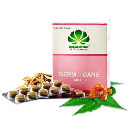 Pankajakasthuri Herbals Derm Care Tablets