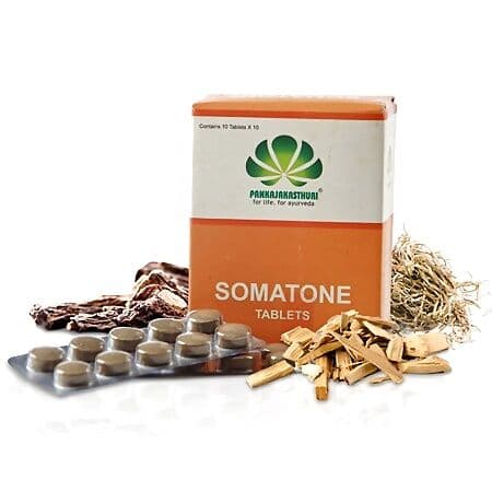 Pankajakasthuri Herbals Somatone Tablets