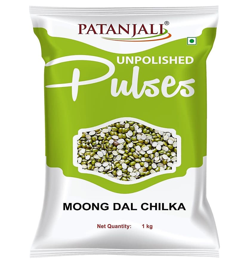 Patanjali Unpolished Moong Dal Chilka 
