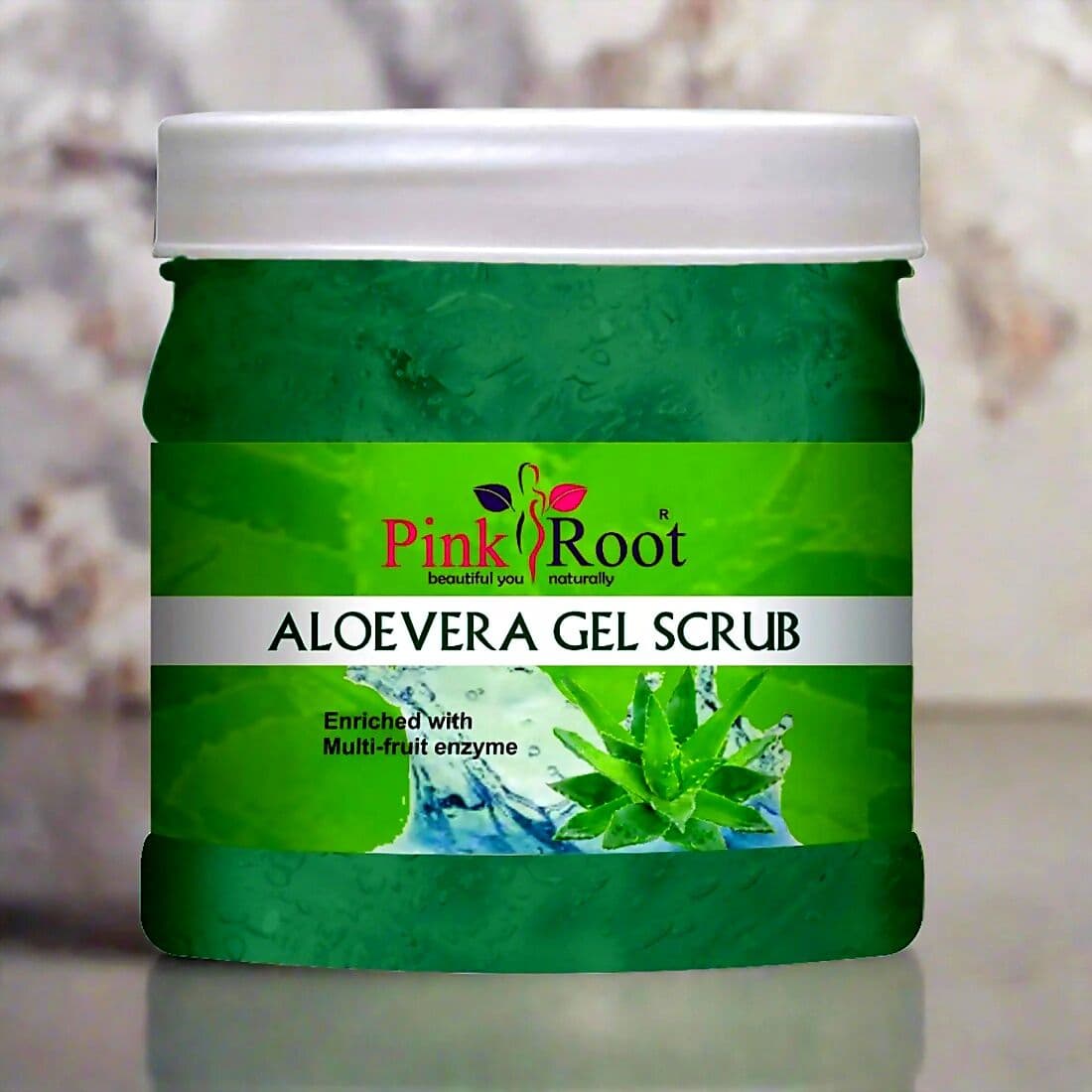 Pink Root Aloe Vera Gel Scrub