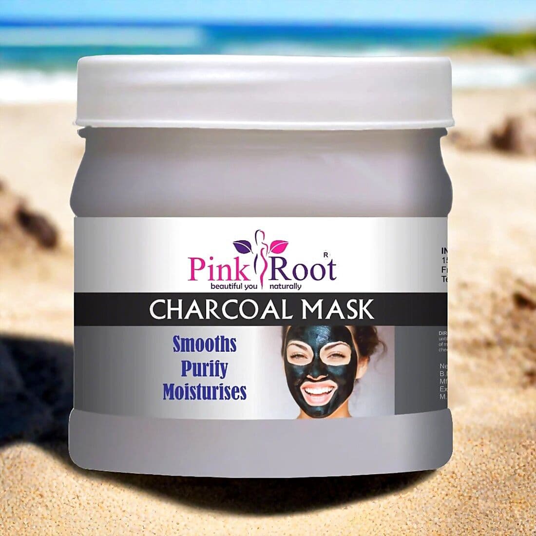 Pink Root Charcoal Mask 
