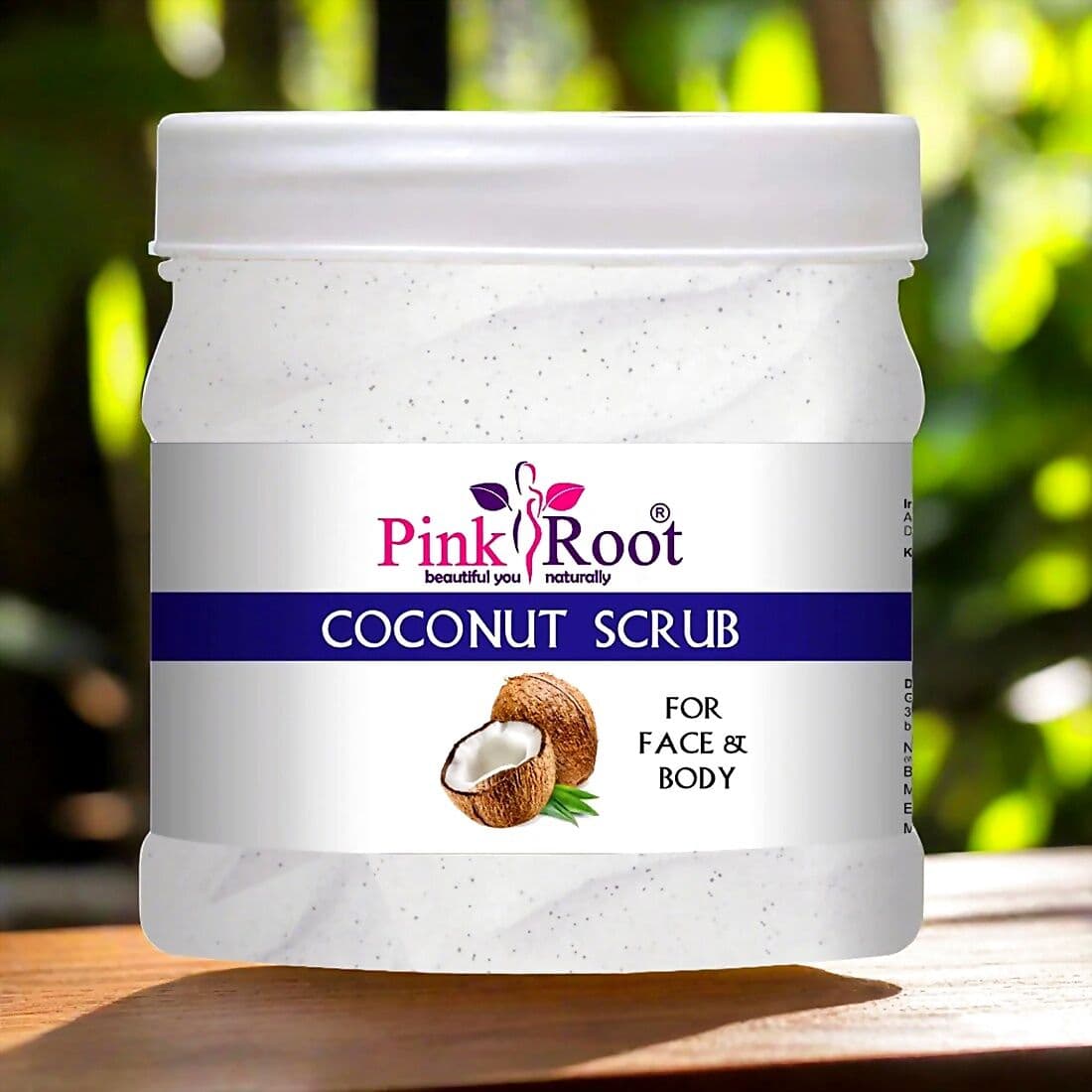 Pink Root Coconut Scrub