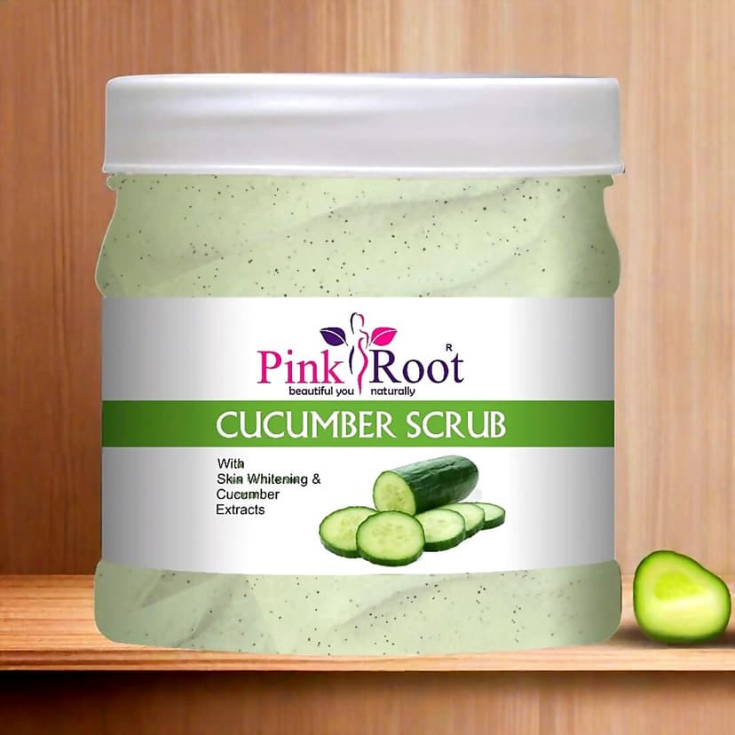 Pink Root Cucumber Scrub