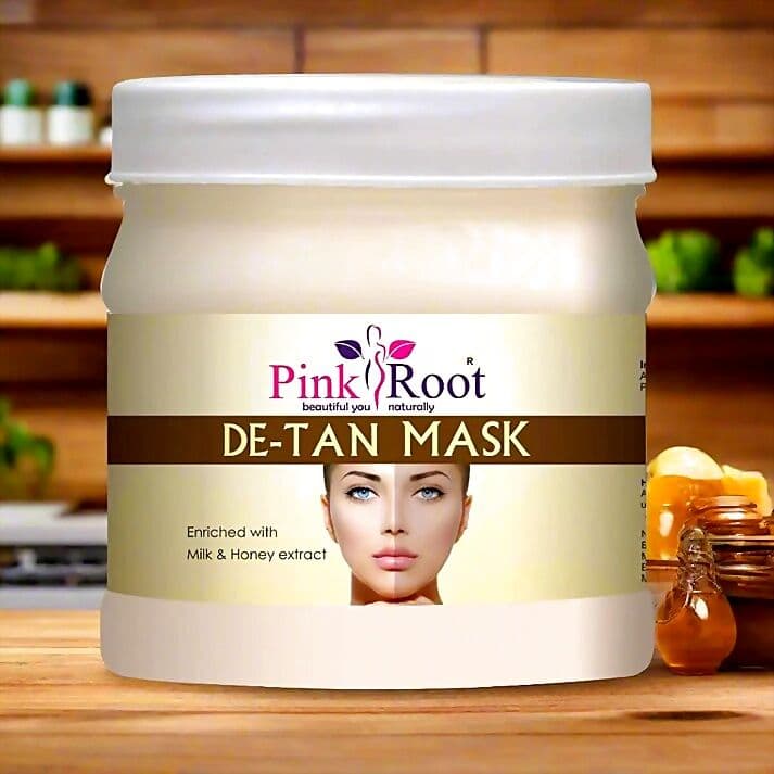 Pink Root DeTan Face and Body Mask