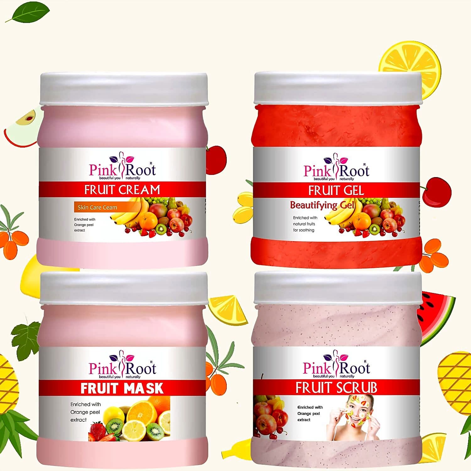 Pink Root Fruit Eco Facial Kit 