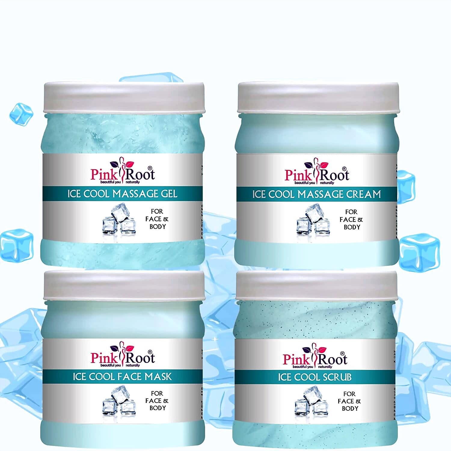 Pink Root Ice Cool Eco Facial Kit