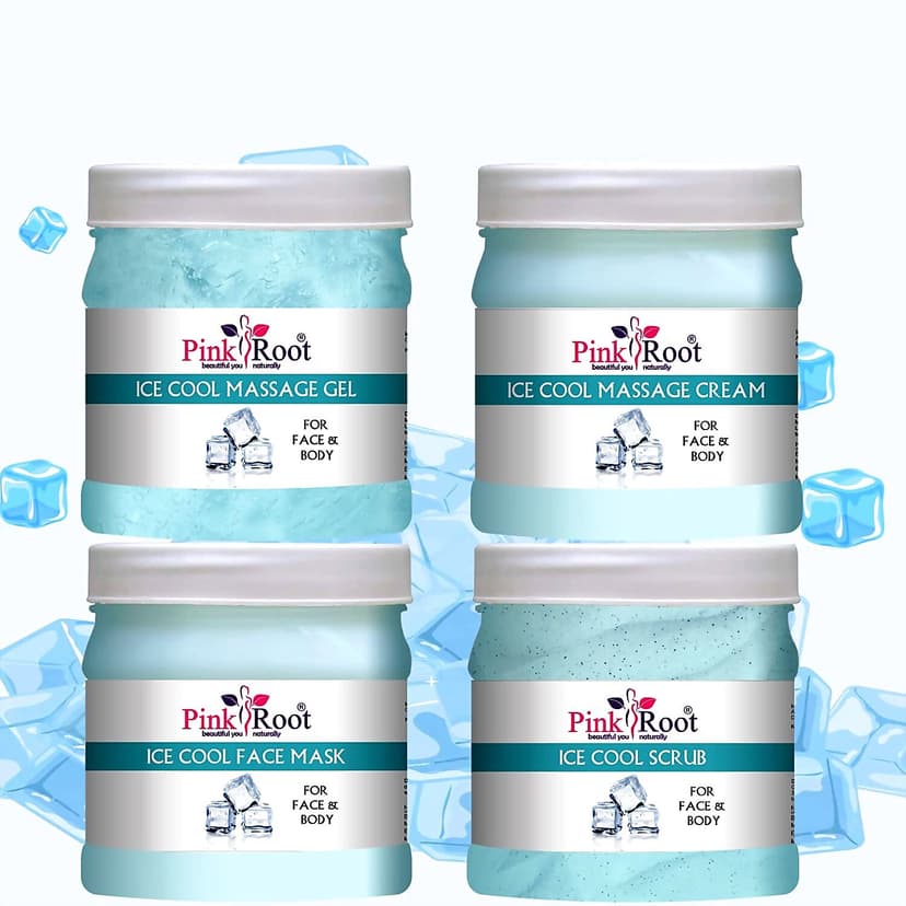 Pink Root Ice Cool Eco Facial Kit