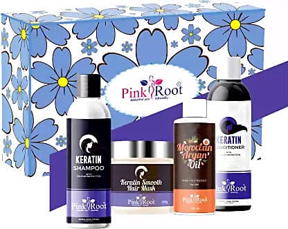 Pink Root Keratin Hair Treatment Kit