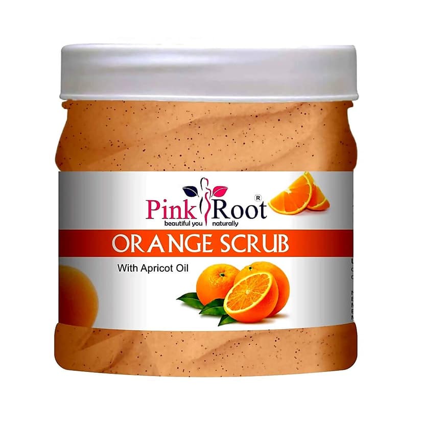 Pink Root Orange Scrub
