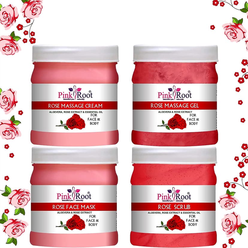Pink Root Rose Eco Facial Kit 