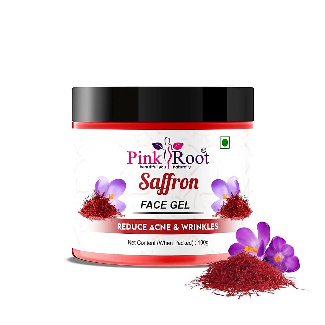 Pink Root Saffron Face Gel 