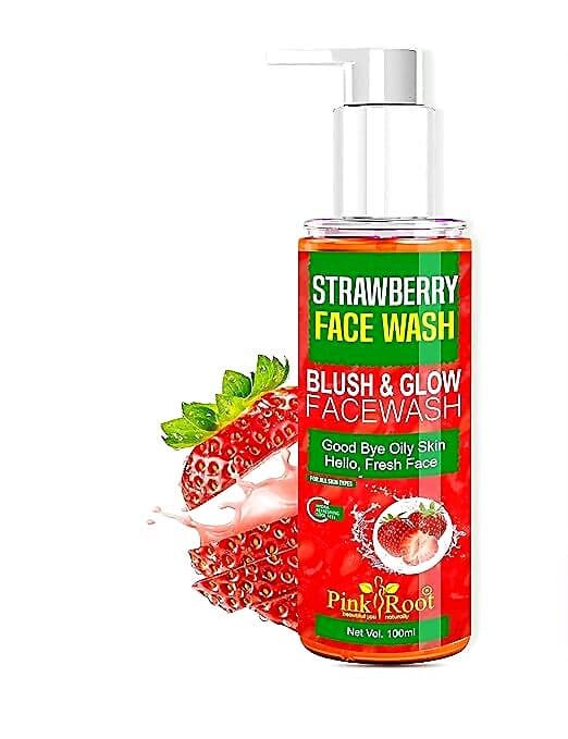 Pink Root Strawberry Face Wash