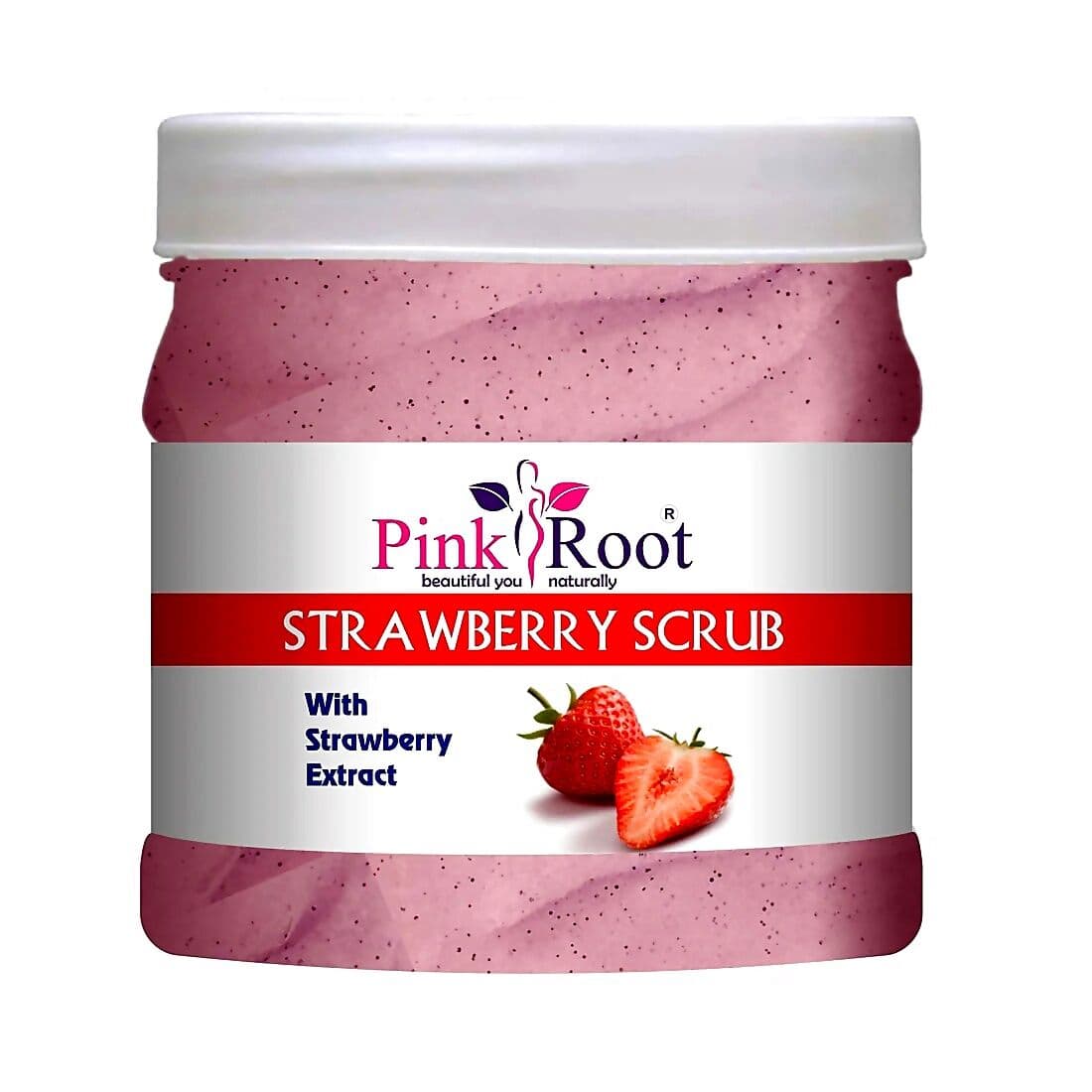 Pink Root Strawberry Scrub