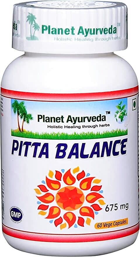 Planet Ayurveda Pitta Balance Capsules