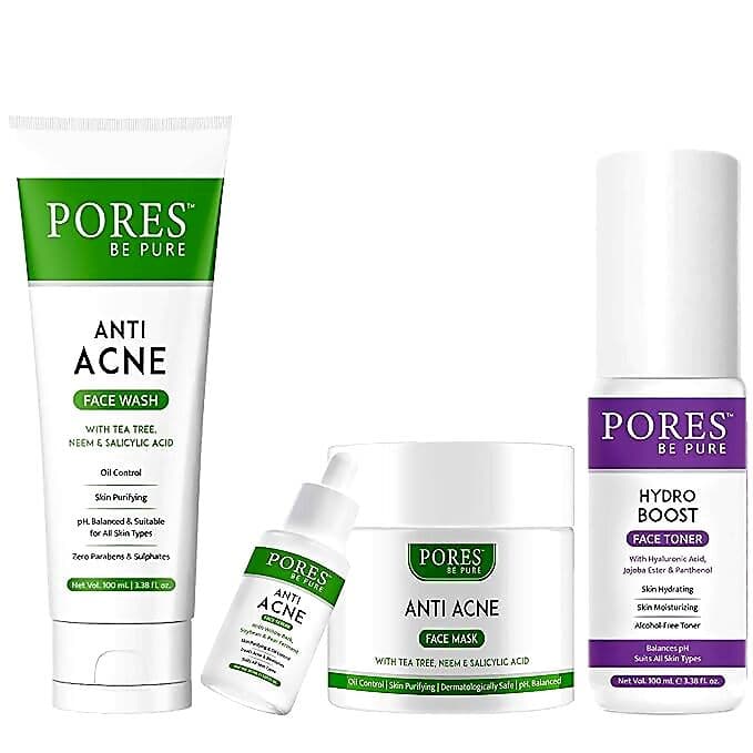 Pores Be Pure Acne Treatement Combo