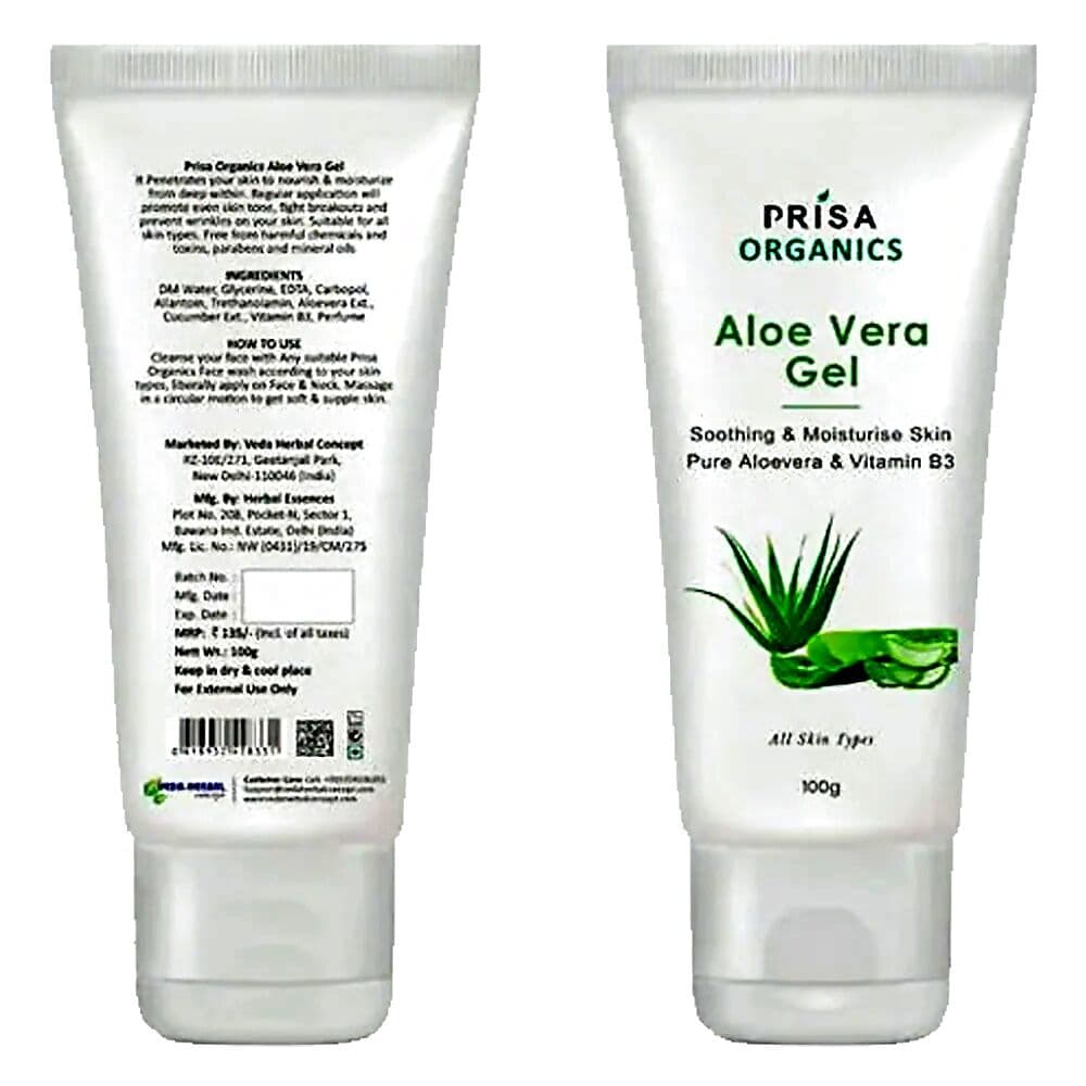 Prisa Organics Aloe Vera Gel