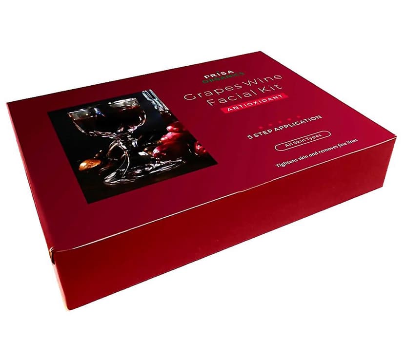 Prisa Organics Grapes Wine Facial Kit