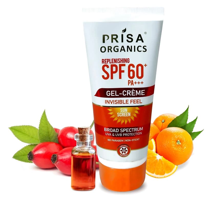 Prisa Organics SPF 60 Sun Screen Gel Cream