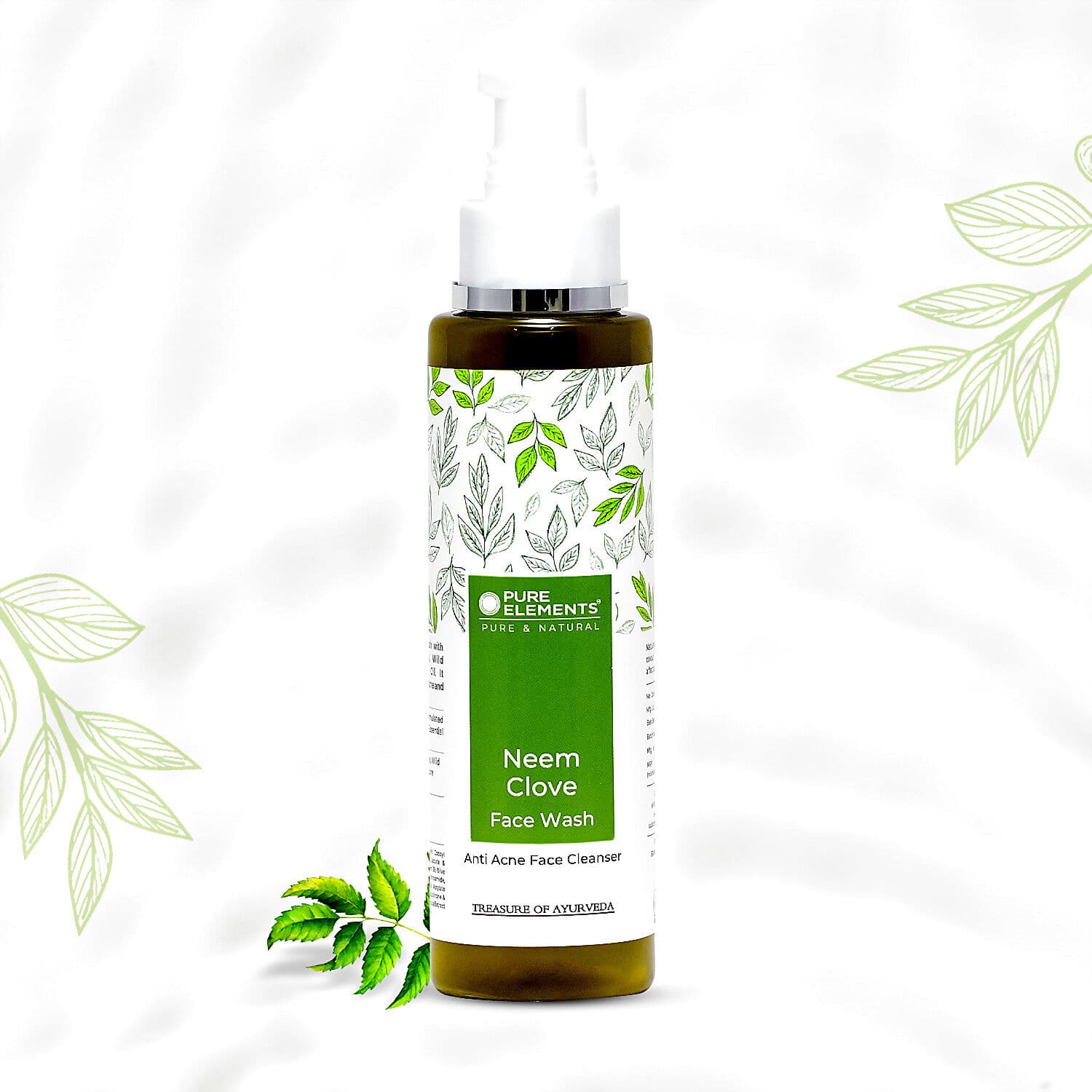 Pure Elements Neem Clove Anti Acne Face Wash