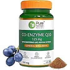 Pure Nutrition Co-Enzyme Q10 550 Mg