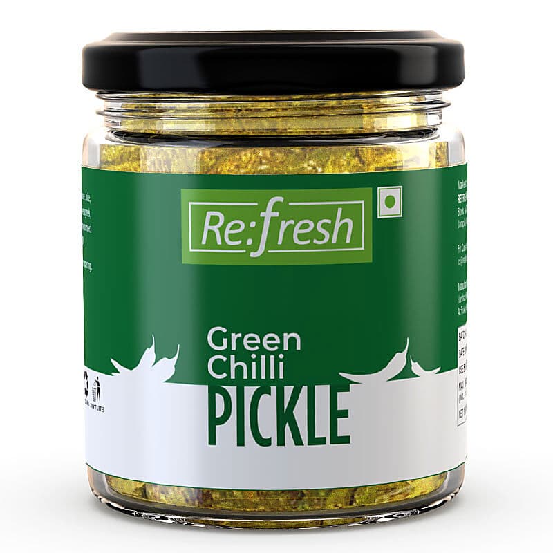 Refresh Green Chilli Pickle 
