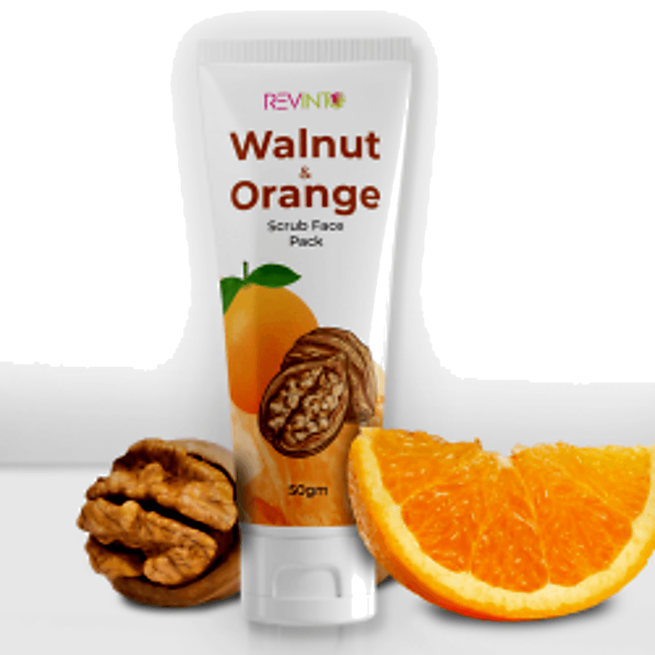 Revinto Walnut & Orange Scrub Face Pack
