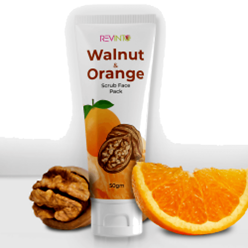 Revinto Walnut & Orange Scrub Face Pack