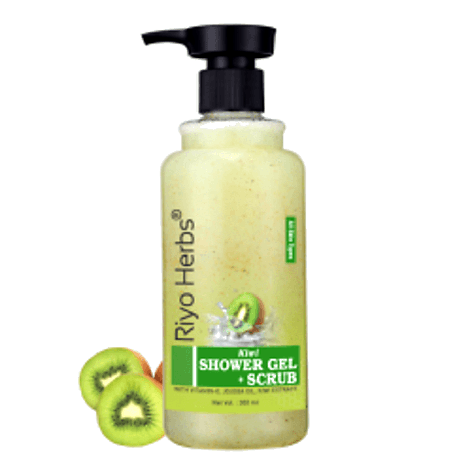 Riyo Shower Gel+Scrub Kiwi