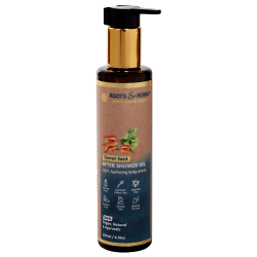 Roots and Herbs Carrot Seed After Shower Oil