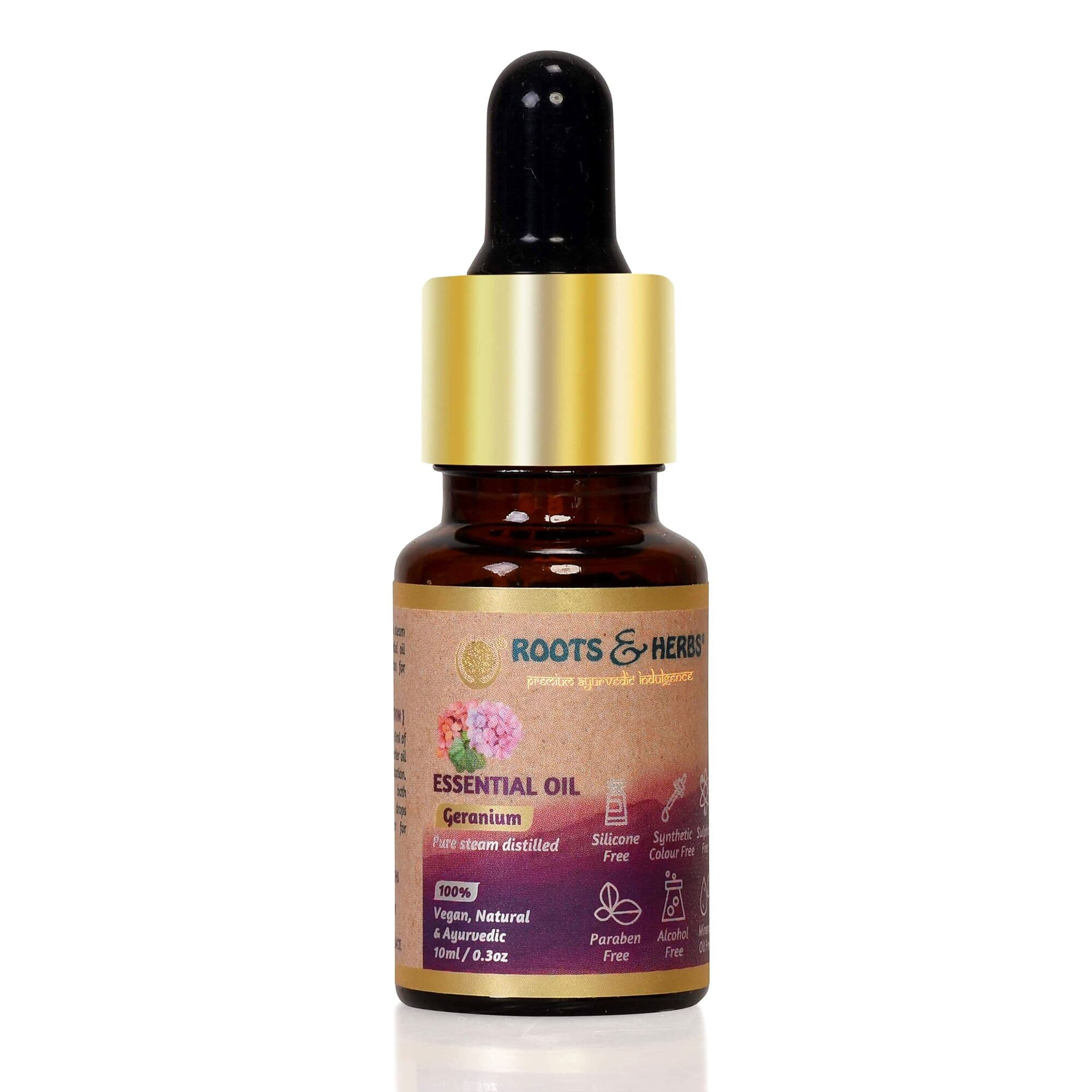 Roots and Herbs Geranium Essential Oil