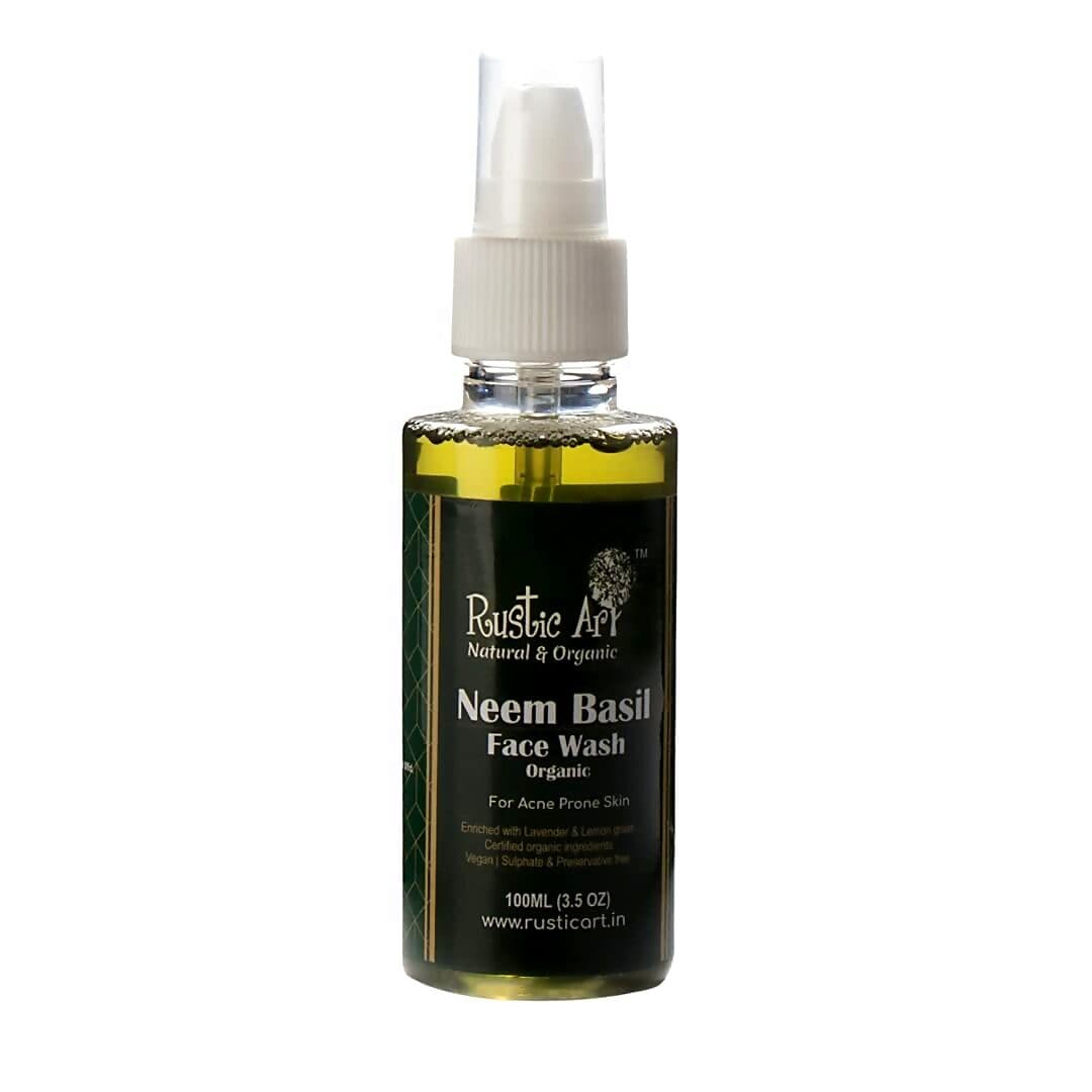 Rustic Art Neem Basil Face Wash
