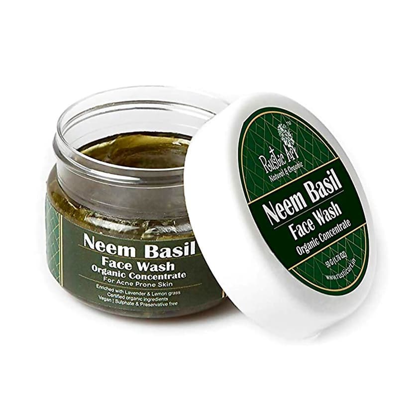 Rustic Art Neem Basil Face Wash Concentrate