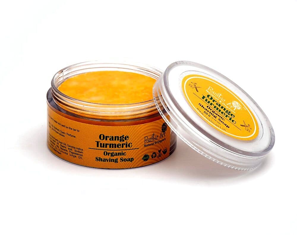 Rustic Art Orange Turmeric Shaving Soap