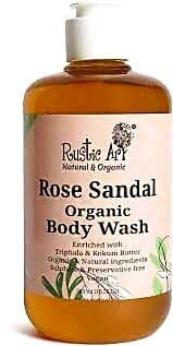 Rustic Art Rose Sandal Body Wash