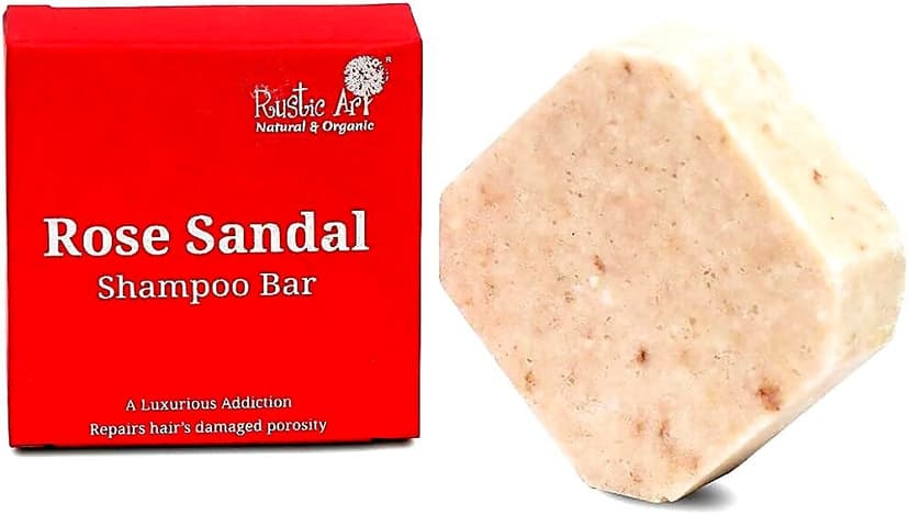 Rustic Art Rose Sandal Shampoo Bar