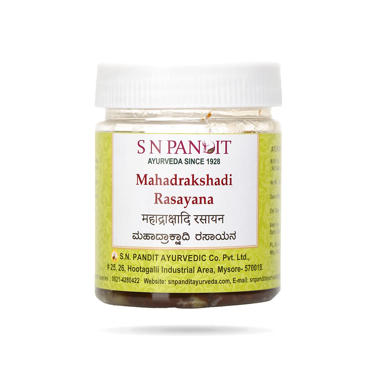 S N Pandit Ayurveda Mahadrakshadi Rasayana