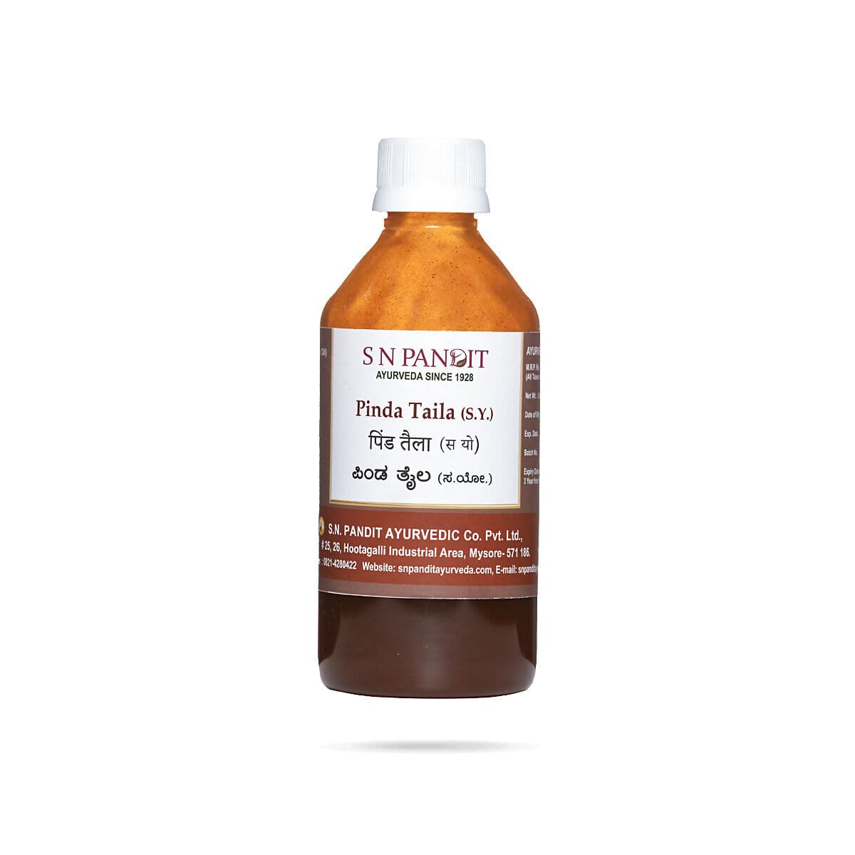 S N Pandit Ayurveda Pinda Taila