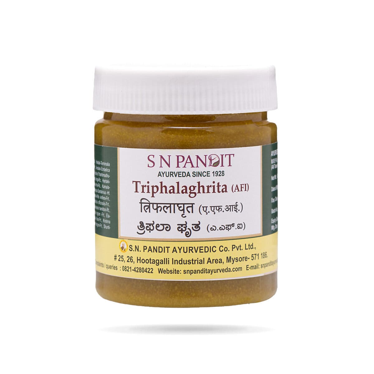 S N Pandit Ayurveda Triphalaghrita
