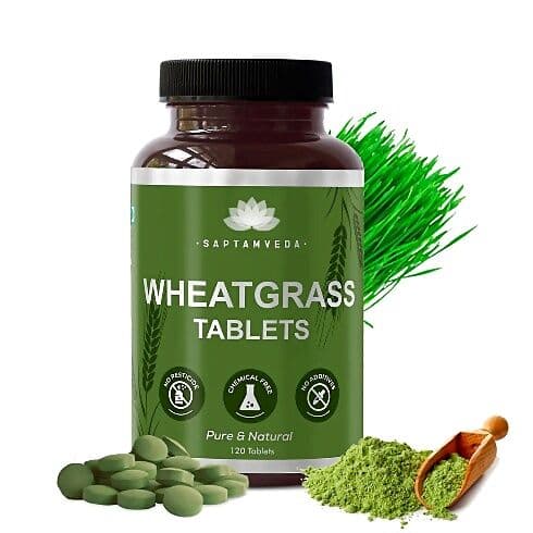 Saptamveda Buy Organic Wheatgrass Tablets