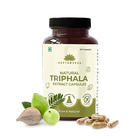 Saptamveda Natural Triphala Capsules