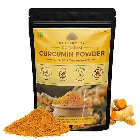 Saptamveda Premium Curcumin Powder