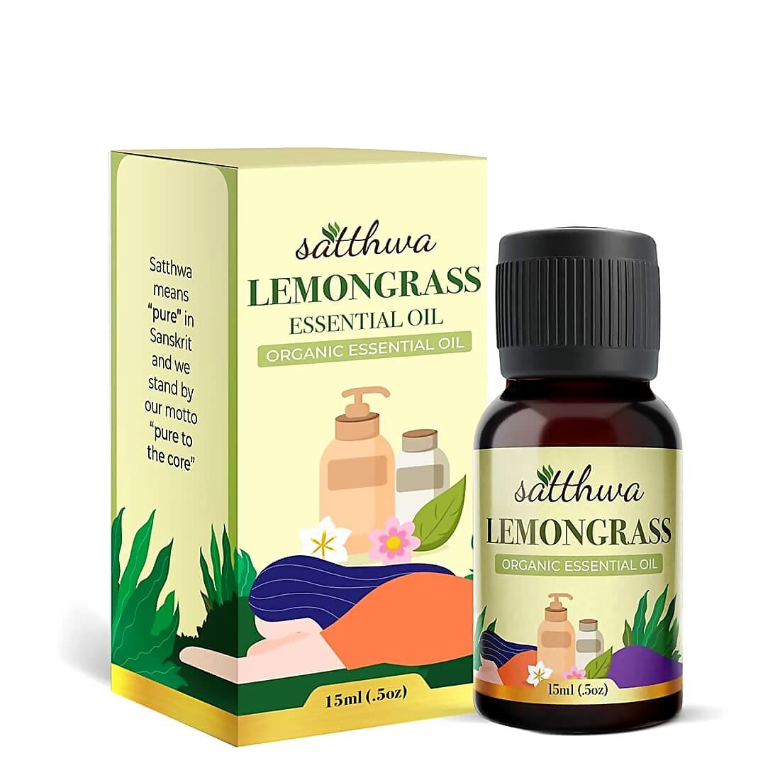 Satthwa Organic Lemongrass Essential Oil