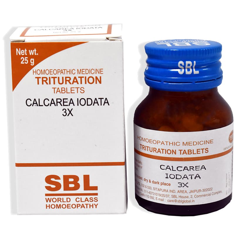 Sbl Calcarea Iodata 3X