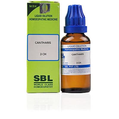 Sbl Cantharis 3 Ch Dilution